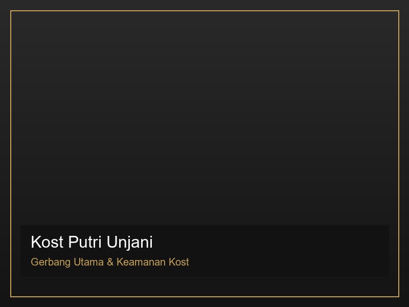 Foto Kost Putri Eksklusif - Unjani (fasilitas)